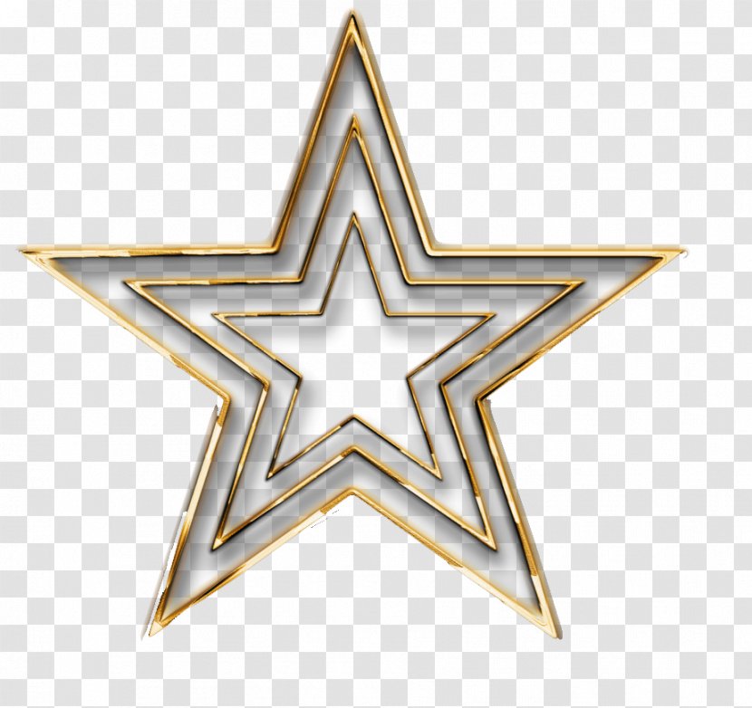 Clip Art - Html - 3D Gold Star Transparent Transparent PNG