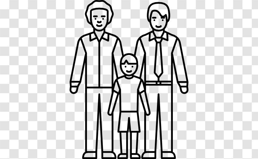 Clip Art - Silhouette - Family Transparent PNG