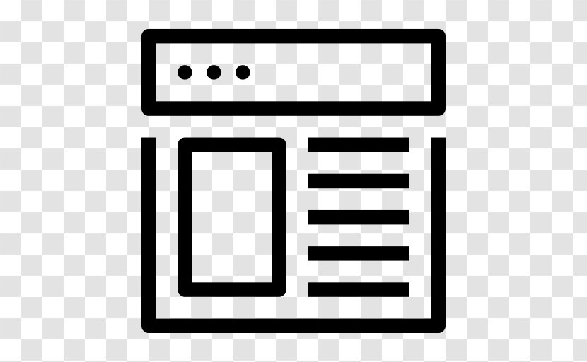 Responsive Web Design Development Icon - Black Transparent PNG