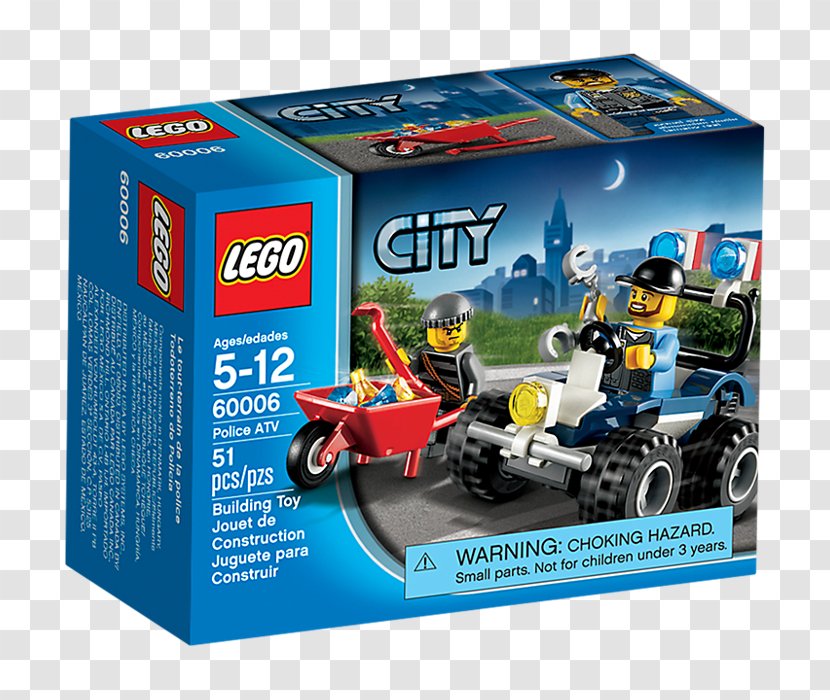 LEGO City Police ATV Play Set 60006 - Online Shopping - Amazon.comToy Transparent PNG