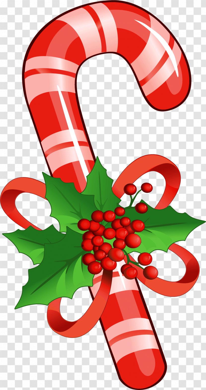 Candy Cane Lollipop Christmas Clip Art - Event Transparent PNG