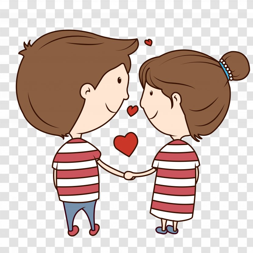 Image Vector Graphics Cartoon Drawing - Sharing - Couple Valentine Transparent PNG