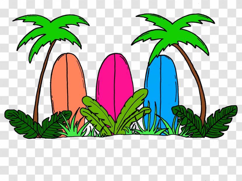 Designer Dribbble Illustration Clip Art - Logo - Summer Surfboard Hawaiian Transparent PNG