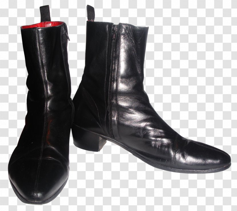 Beatle Boot The Beatles Shoe Chelsea - High Heeled Footwear - Black Boots Image Transparent PNG