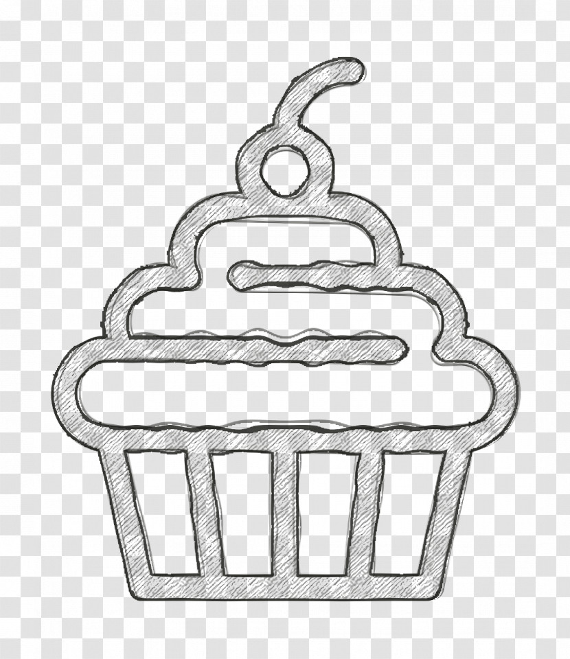 Sweets Icon Dessert Icon Cupcake With Cherry Icon Transparent PNG
