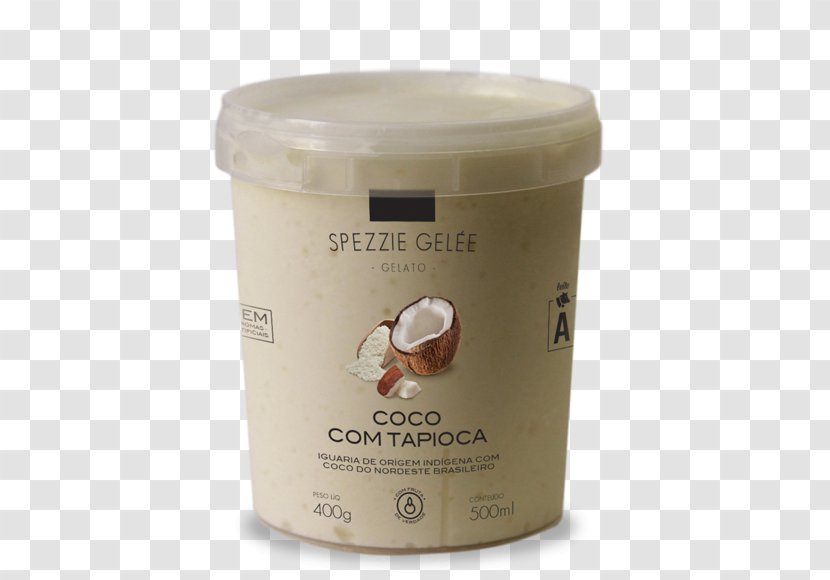Gelatin Dessert Ice Cream Flavor Coconut Milk Brigadeiro - Ingredient Transparent PNG
