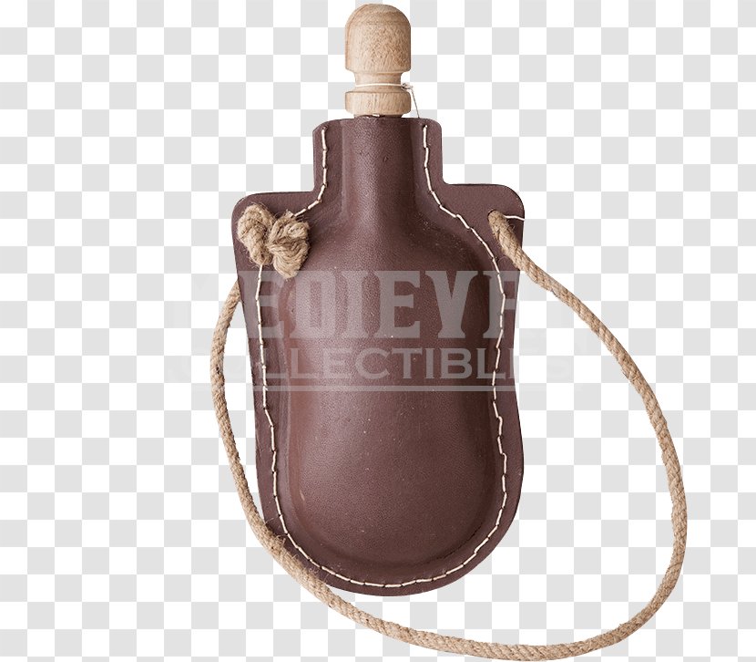 Leather Water Bottles Hip Flask - Hydrate - Bottle Transparent PNG