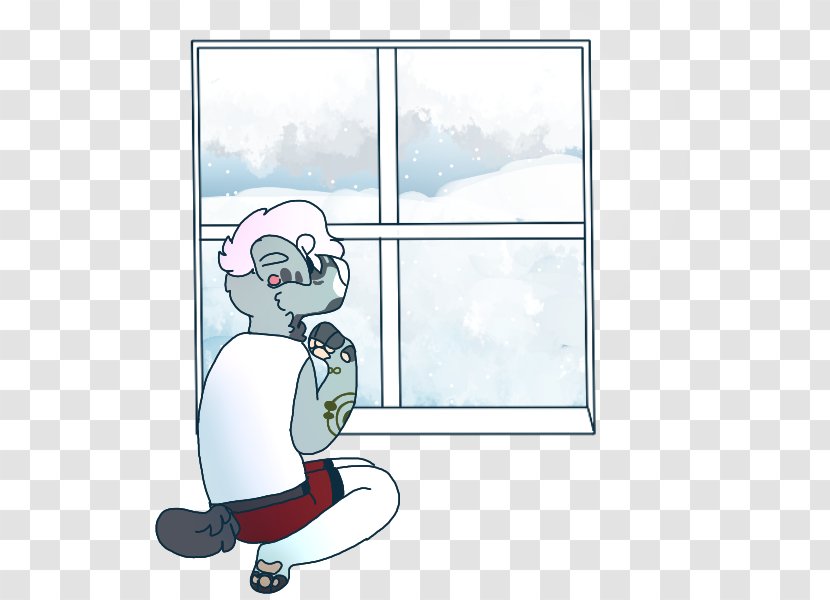 Window Illustration Cartoon Design Sporting Goods - Material - Snowing Day Transparent PNG