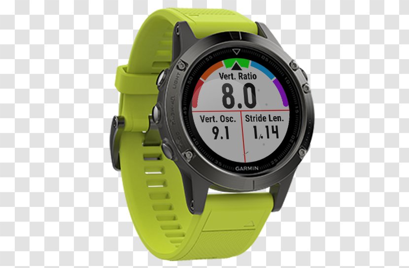 Garmin Fēnix 5 Sapphire GPS Navigation Systems Watch Ltd. Smartwatch - Grey - Fenix Transparent PNG