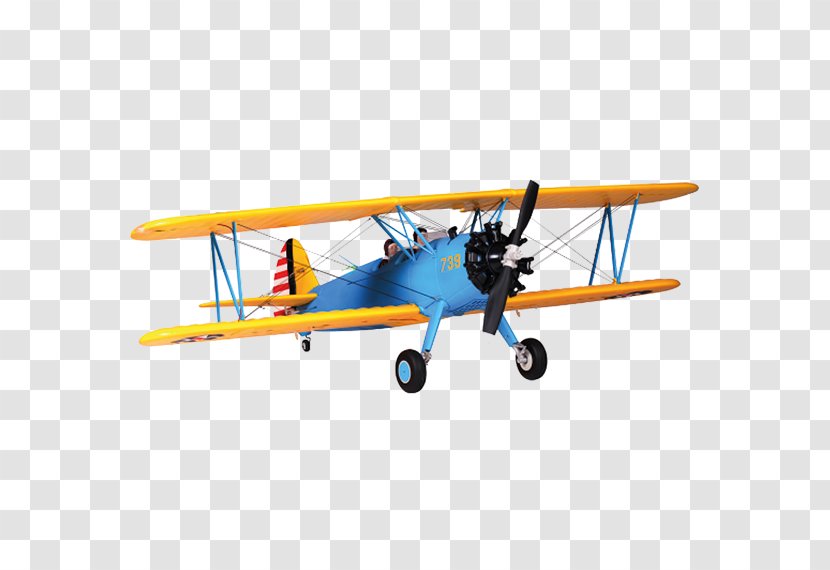 Boeing-Stearman Model 75 Airplane Radio-controlled Aircraft Warbird - Flight Management System - Airplanes Transparent PNG