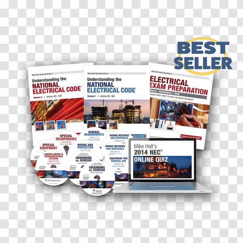 Mike Holt's Illustrated Guide To Understanding The National Electrical Code, Volume 1, Articles 90-480, Based On 2014 NEC Exam Preparation, Book - Test - Cctv Program Transparent PNG