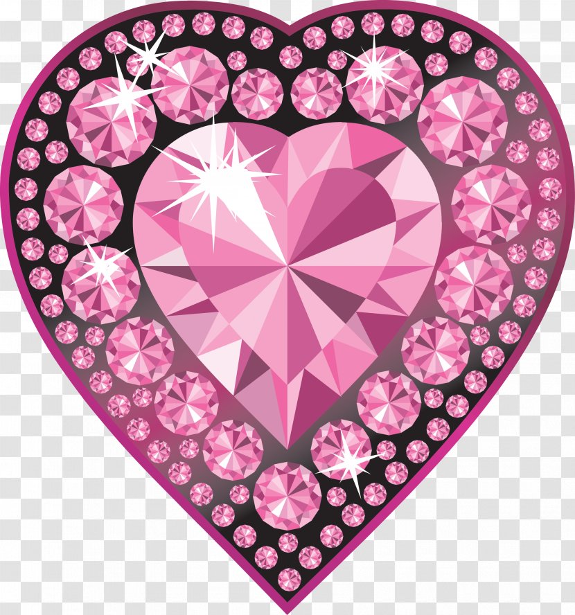 Love Desktop Wallpaper Clip Art - Flower - Heart Shaped Diamond Transparent PNG