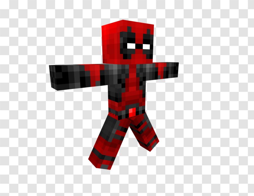 Minecraft Pocket Edition Deadpool Youtube Playstation 4 Cross Deathstroke Transparent Png - deadpool 2 in roblox youtube