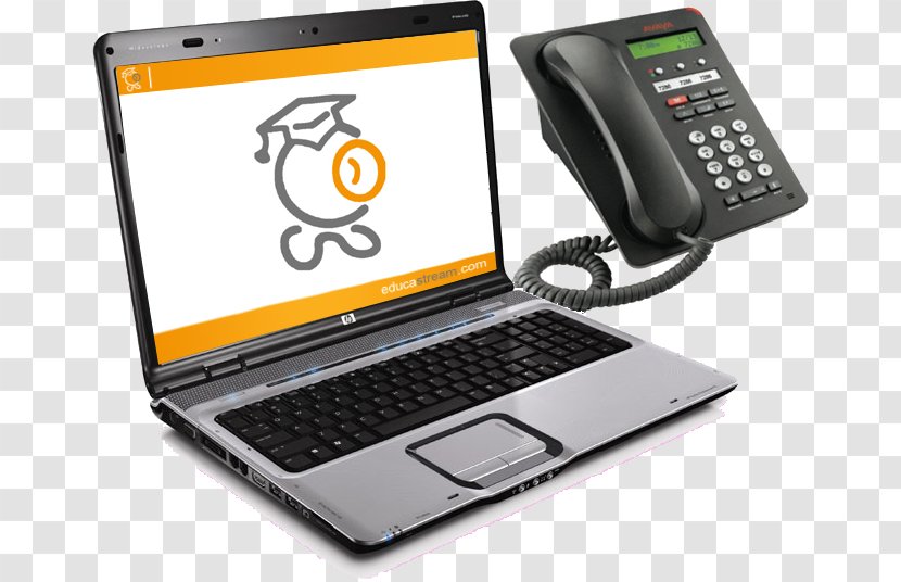 Laptop VoIP Phone Telephone HP Pavilion Avaya - Electronics Transparent PNG