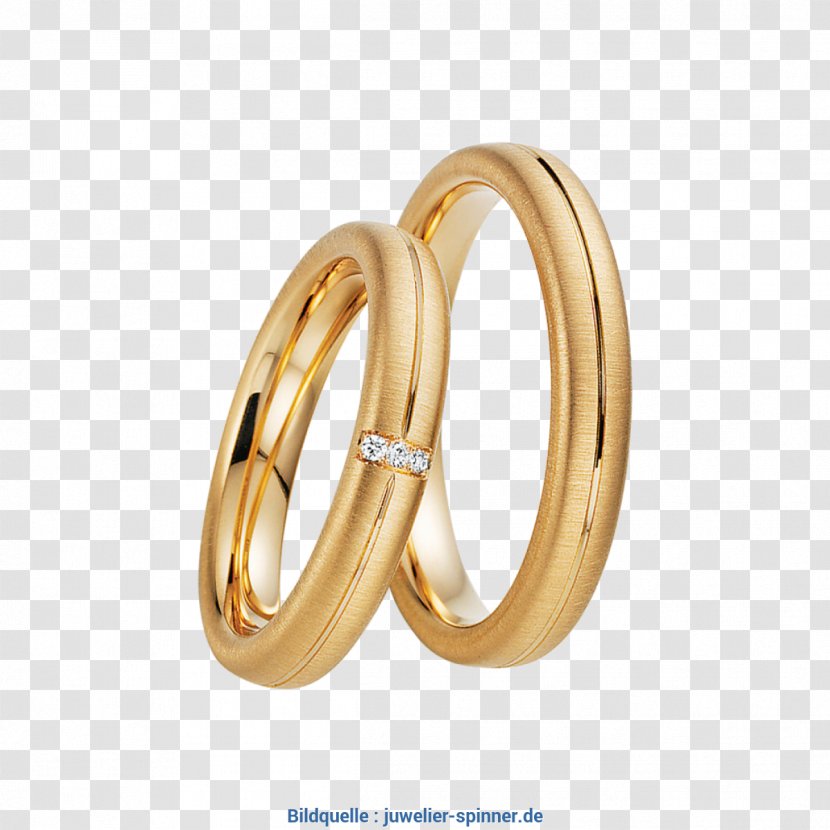 Earring F.C. Bauer Wedding Ring Gold - Body Jewelry Transparent PNG