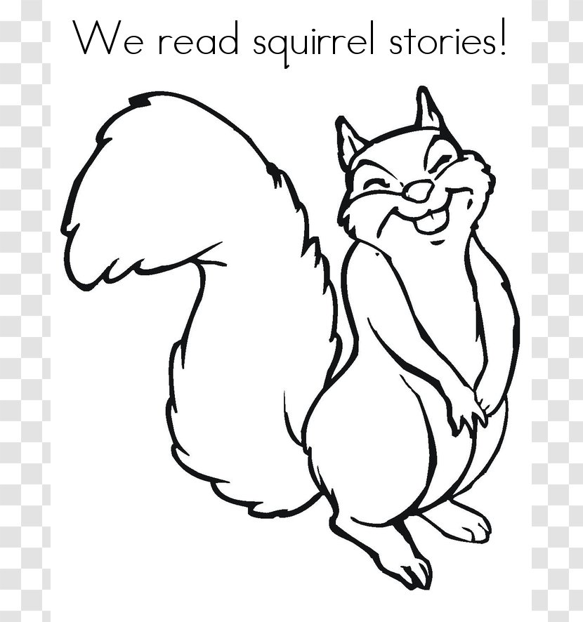 Squirrel Coloring Book Rodent Adult Child - Heart - Picture Transparent PNG