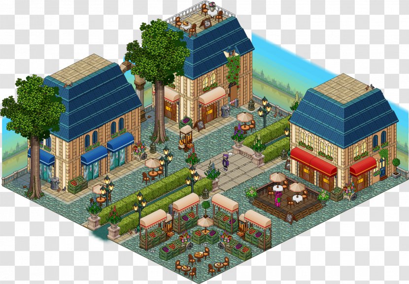 Habbo Building Tree House Room Transparent PNG
