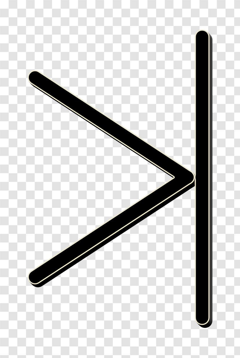 Arrow Icon End Right - Technology Transparent PNG