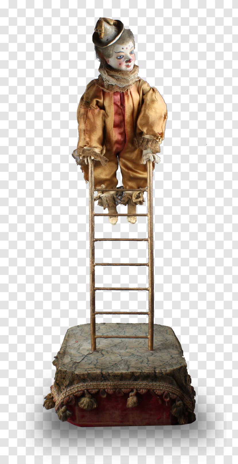 Roullet & Decamps Automaton Figurine Clown Musical Theatre - French People - Hagenbeckwallace Circus Transparent PNG