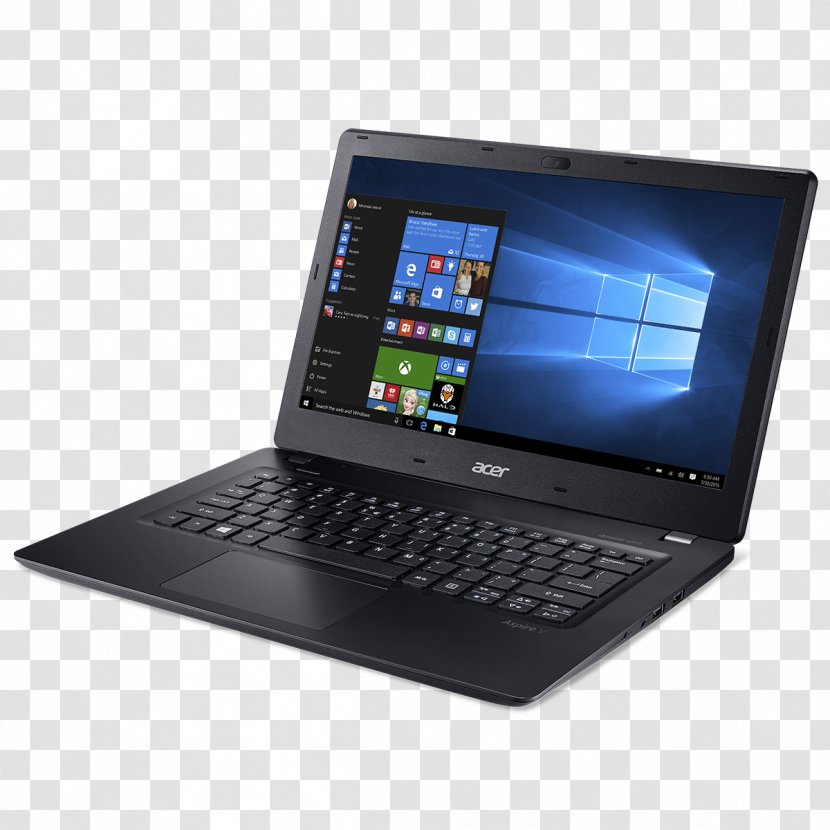 Laptop Acer Aspire Intel Core I5 Computer - Silhouette Transparent PNG