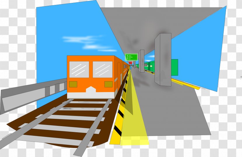 Rail Transport Train Station Commuter Clip Art Transparent PNG