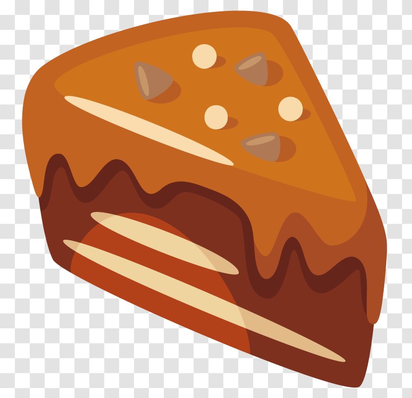 Chocolate Cake Birthday - Orange Transparent PNG