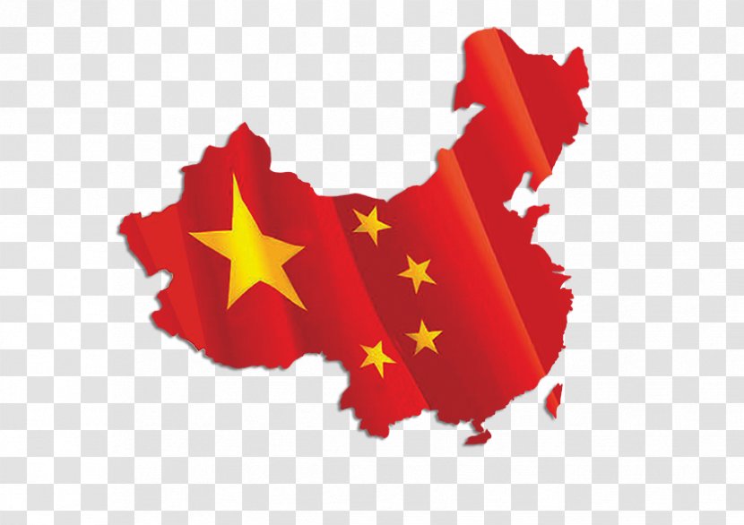 Flag Of China Map Clip Art - Animation Transparent PNG