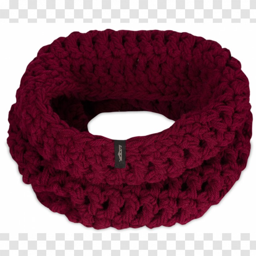 Scarf Wool Crochet Neckerchief Magenta Transparent PNG