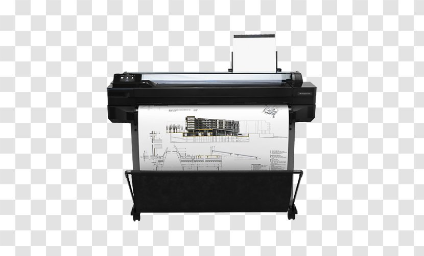 Hewlett-Packard Plotter Printer HP DesignJet T520 Inkjet Printing - Hewlettpackard - Hewlett-packard Transparent PNG