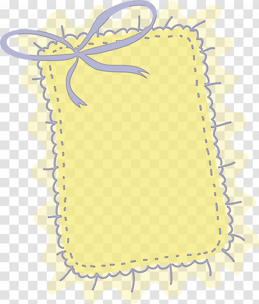 Paper Pollinator Yellow Pattern Font Transparent PNG