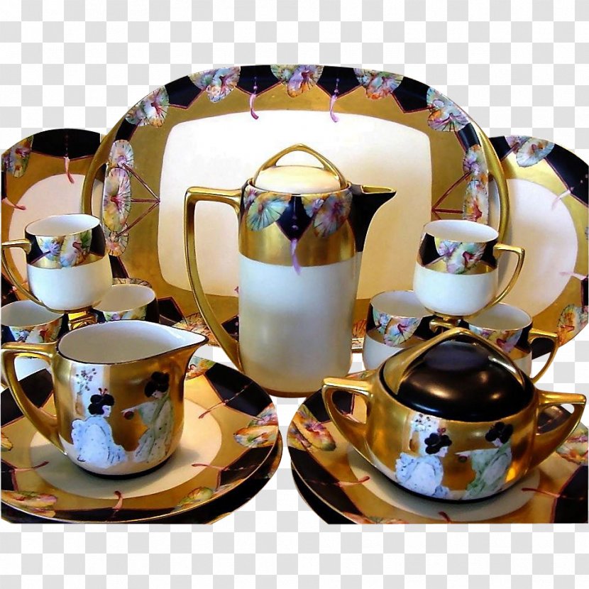 Coffee Cup Espresso Porcelain Saucer Kettle - Teapot Transparent PNG