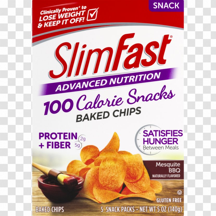 SlimFast Snack Food Potato Chip Weight Loss - Nutrition - Crisp Transparent PNG