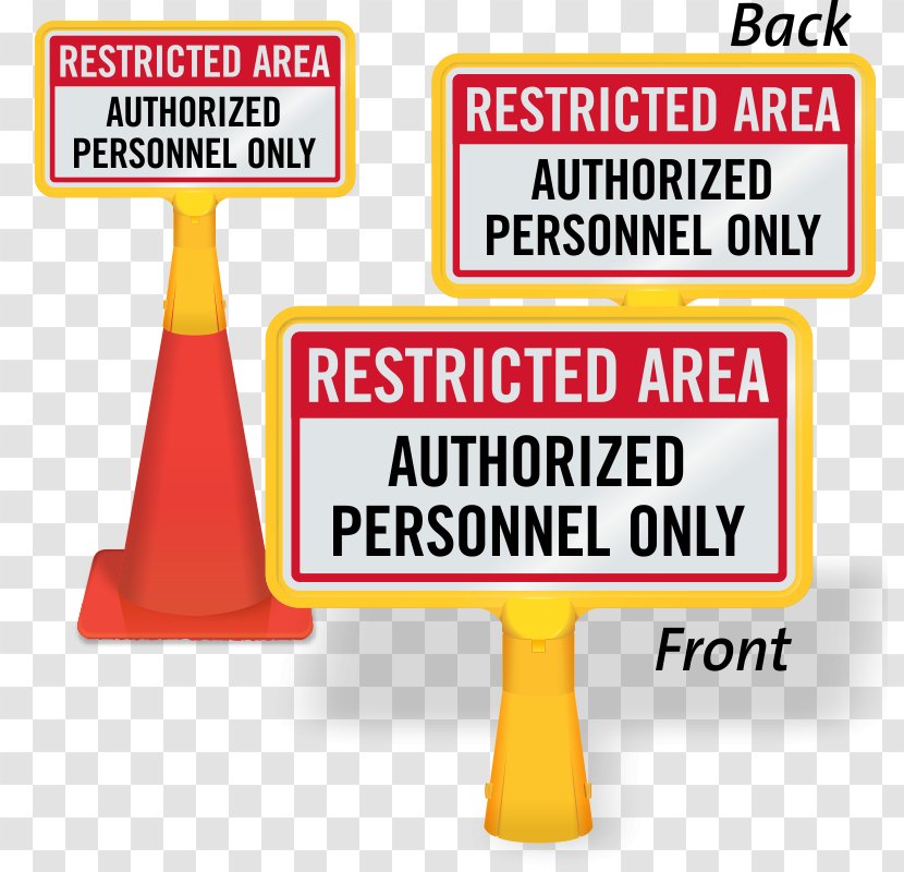 Traffic Sign Disabled Parking Permit Cone - Sandwich Board - Advertising Transparent PNG