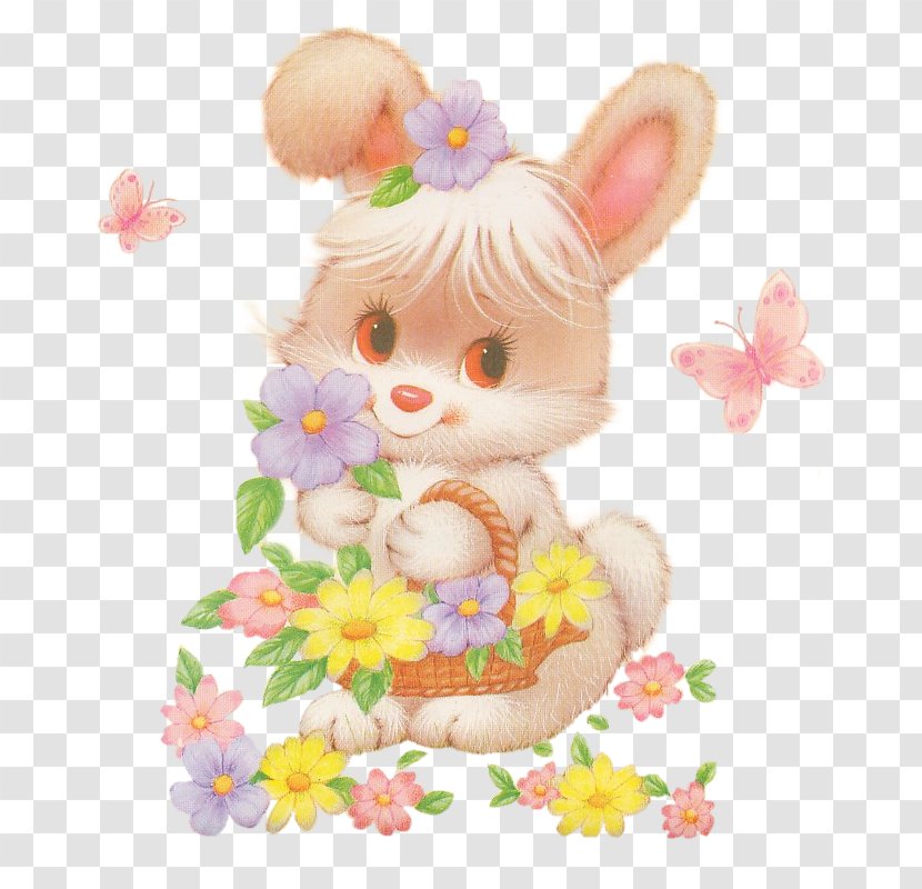 Easter Bunny Rabbit Paper Animal - Etsy Transparent PNG
