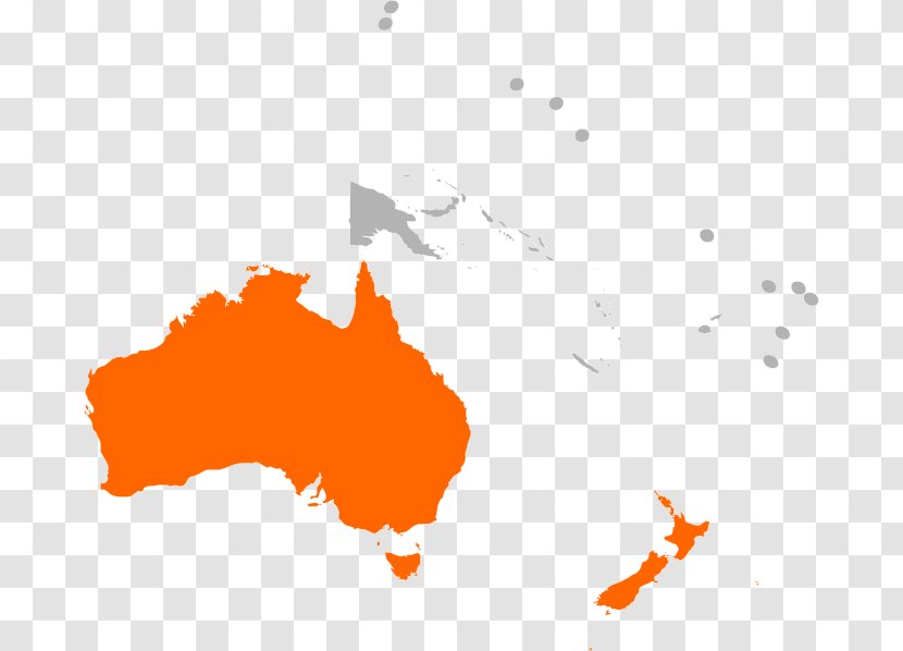 Australia World Map Vector Graphics Royalty-free - Orange Transparent PNG