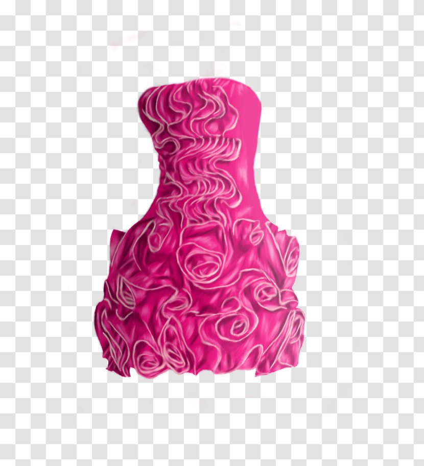 Pink Dress Rose Prom Clothing - Fashion - Blush Floral Transparent PNG
