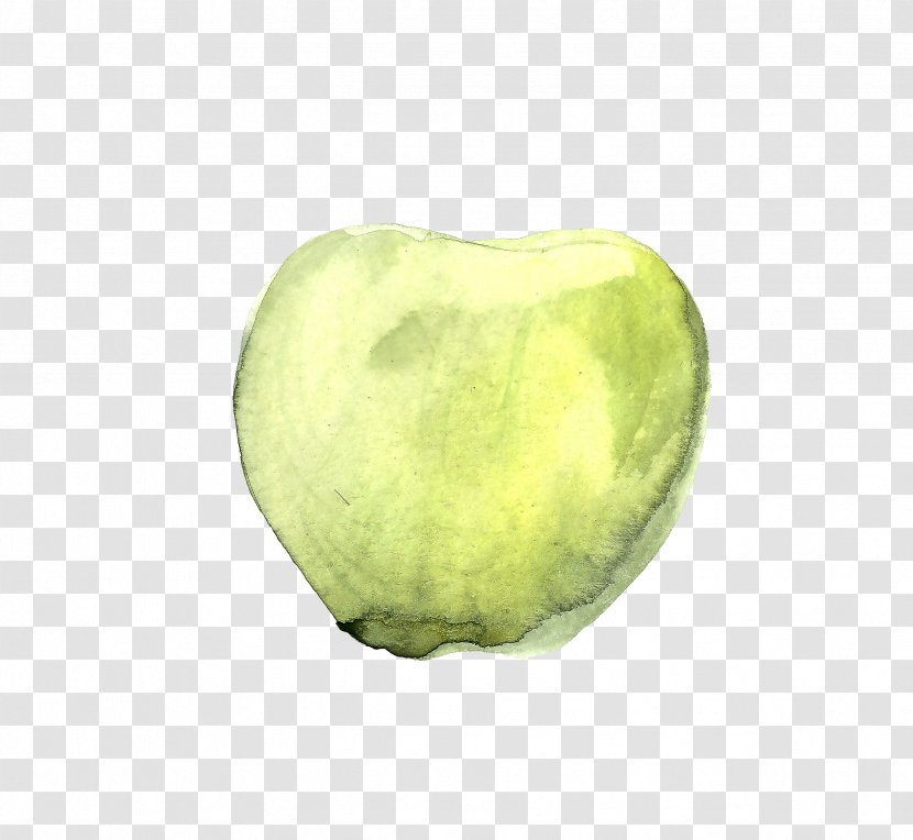 Apple Icon - Computer - Small Fresh Hand-painted Watercolor Yellow Apples Transparent PNG
