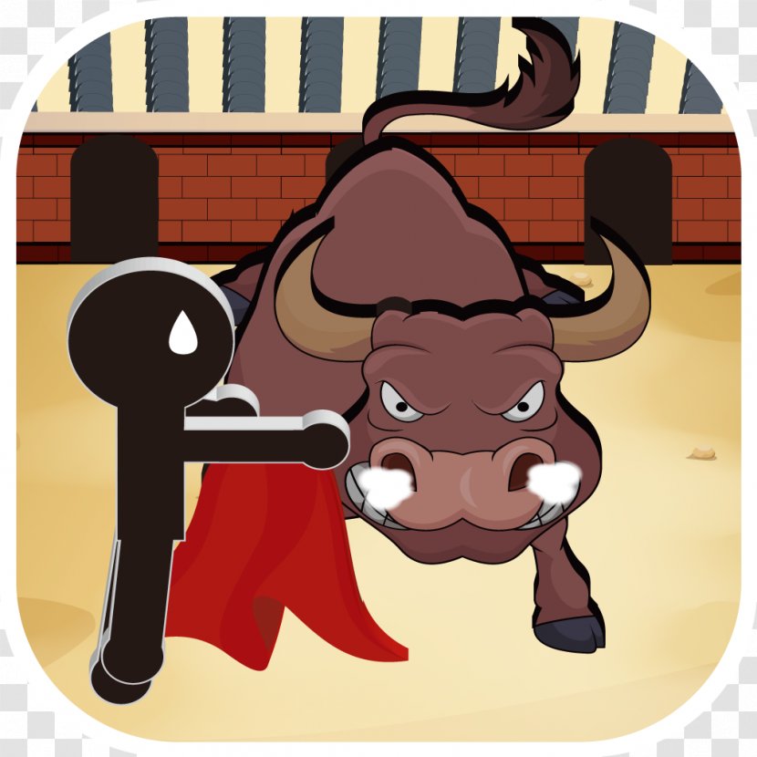 Bull Cattle Ox Cartoon - Horn - Bullfighting Transparent PNG