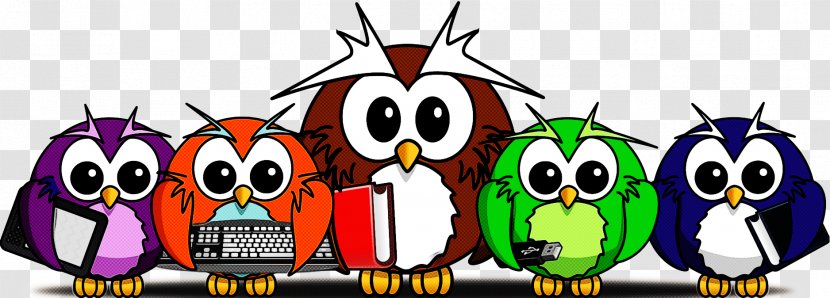 Cartoon Owl Bird Transparent PNG