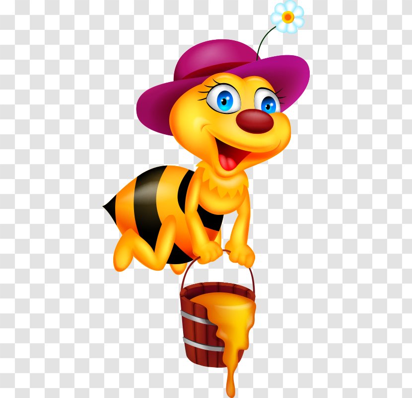 Bee Cartoon Royalty-free Clip Art - Bee,Cartoon Transparent PNG