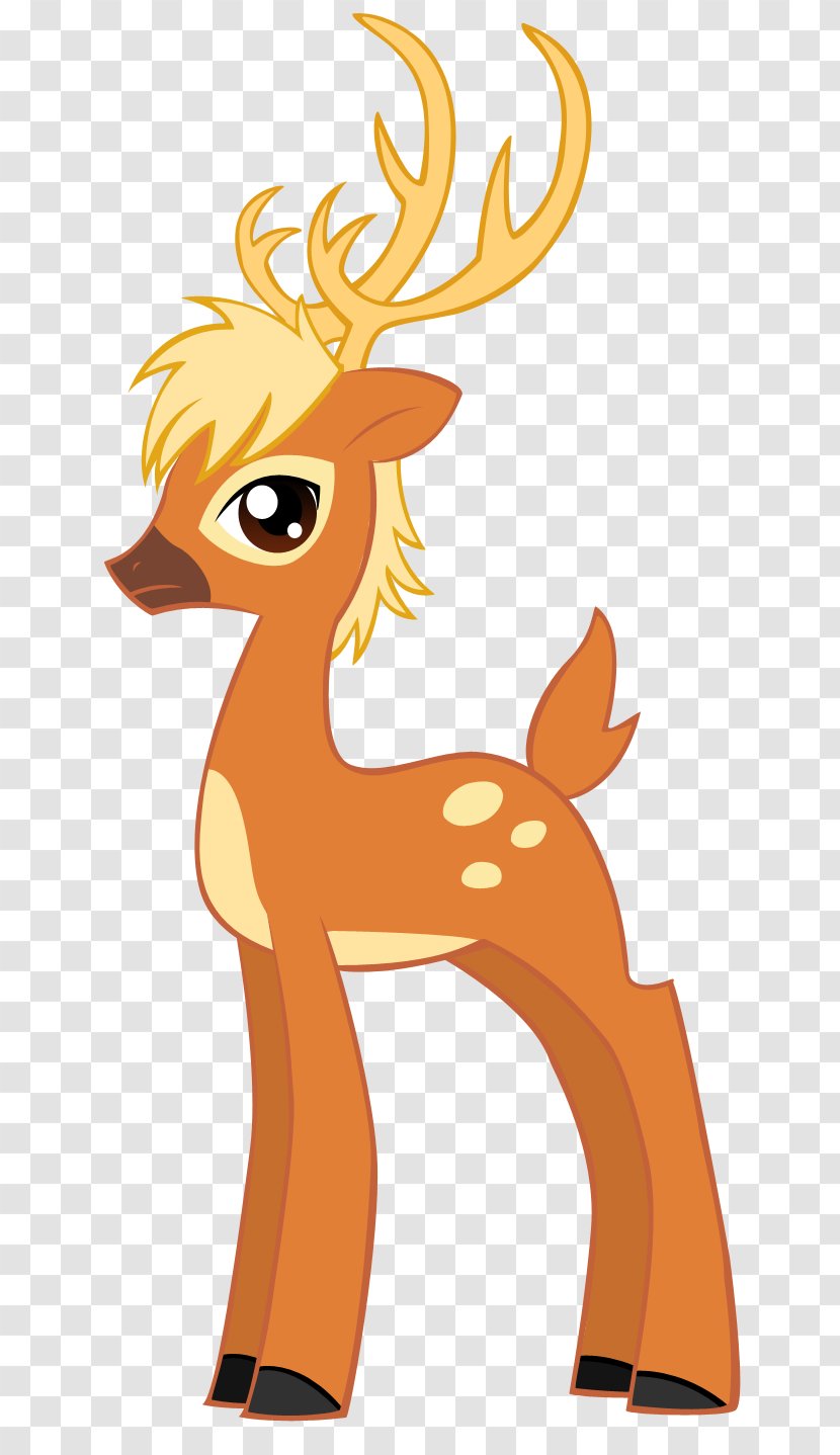 Reindeer Pony White-tailed Deer Antler - Vertebrate - Deers Transparent PNG