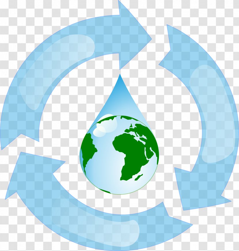 Reclaimed Water Recycling Symbol Clip Art - Resources - Recycle Transparent PNG