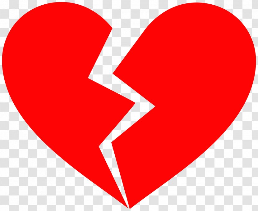 Broken Heart Breakup - Cartoon - Break Up Transparent PNG