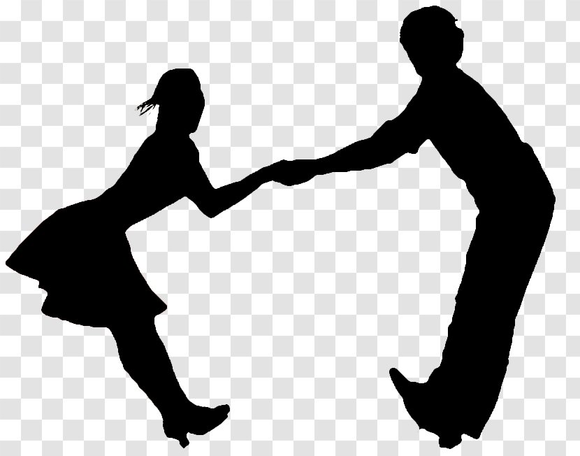 Silhouette Lindy Hop West Coast Swing East - Eastern Style Transparent PNG