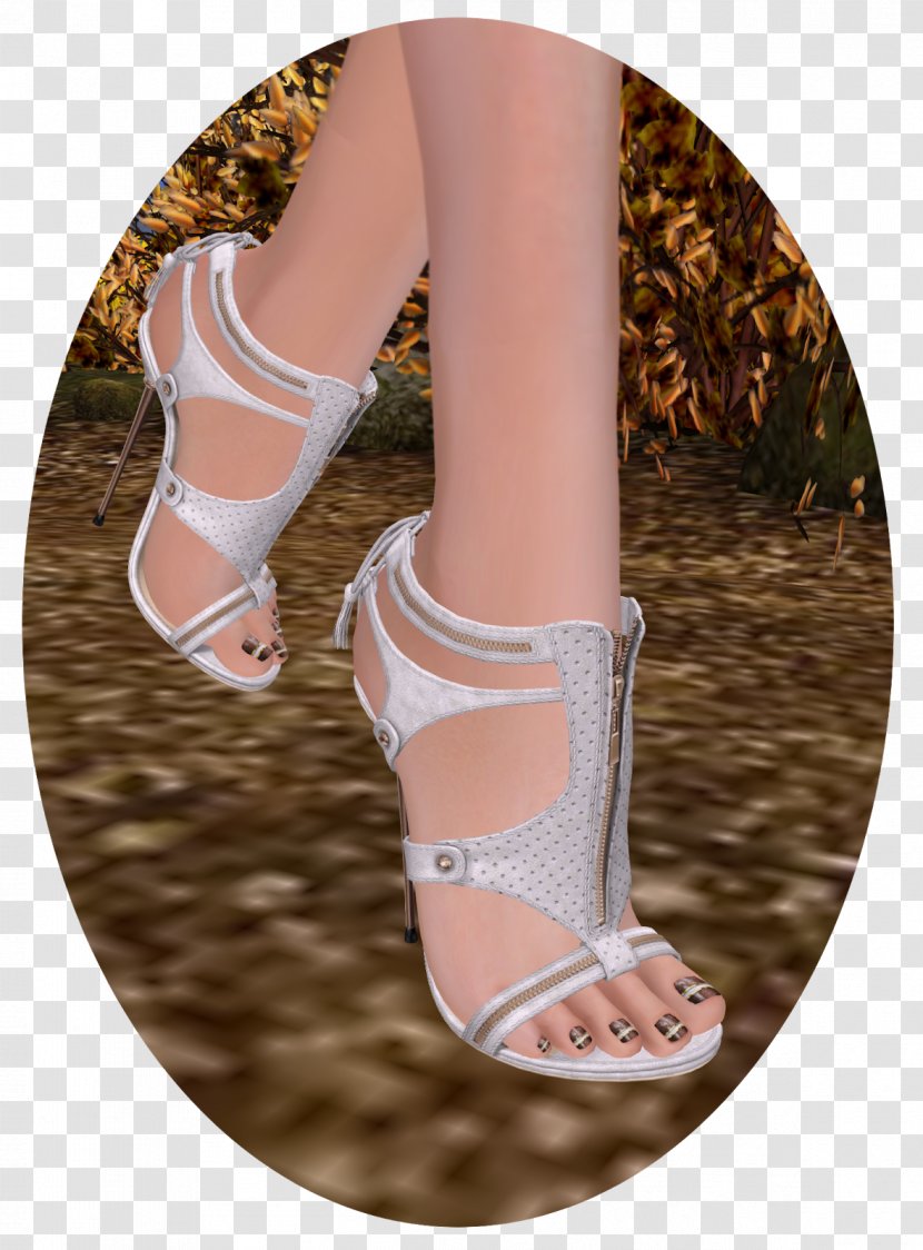 Ankle Sandal Calf Shoe Meter - Flower Transparent PNG