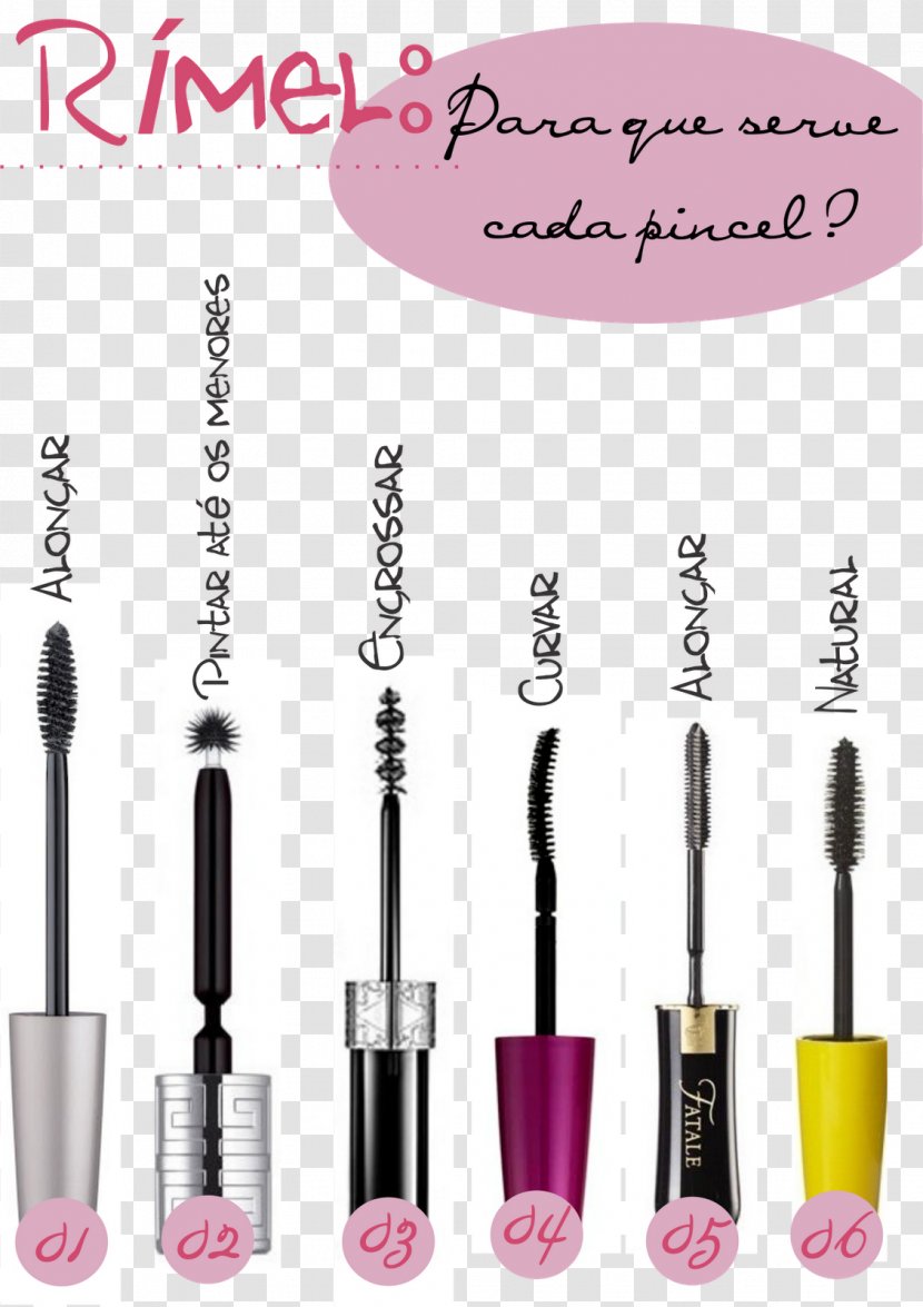 Mascara Paintbrush Make-up Lipstick - Cartoon - Rimel Transparent PNG
