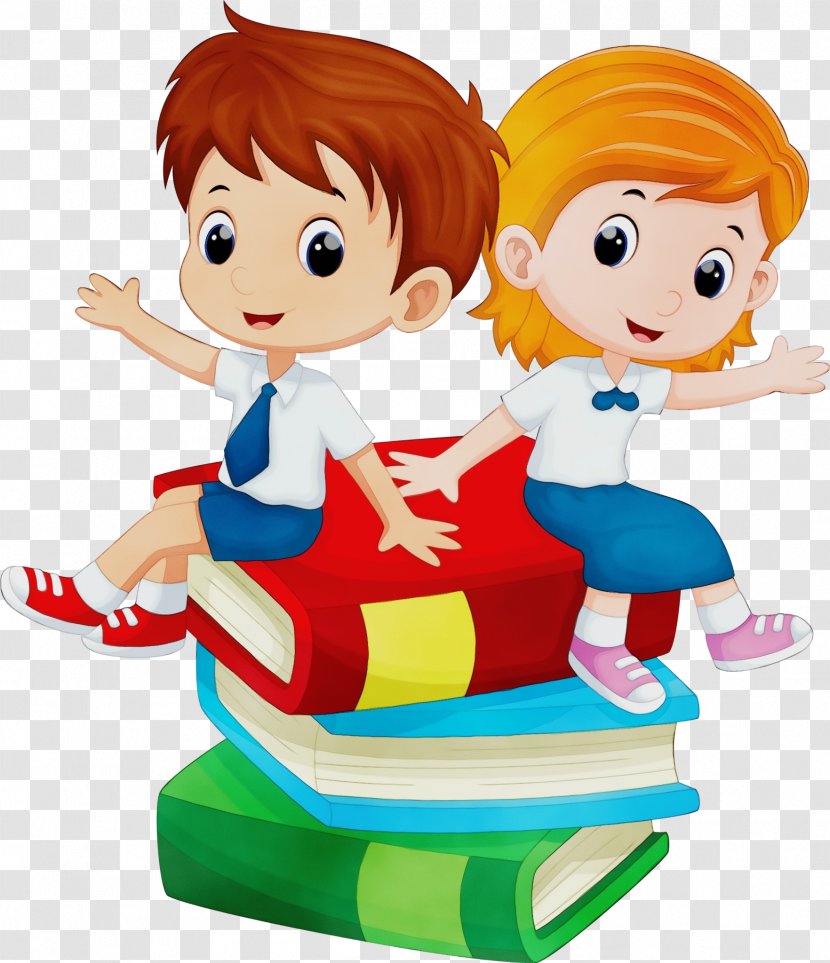 Watercolor Cartoon - Recreation - Sharing Toy Transparent PNG