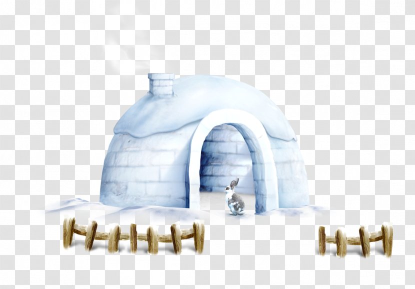 Snowflake Winter Photography - Snow House Transparent PNG