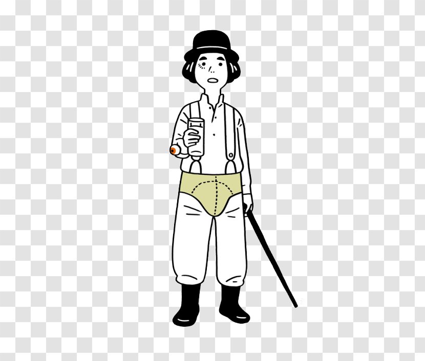 Illustrator Art Drawing Illustration - Uniform - A Clockwork Orange Transparent PNG