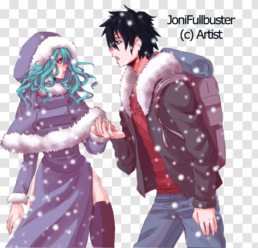 DeviantArt Fan Fiction Gray Fullbuster - Cartoon - Juvia Transparent PNG